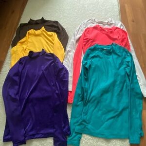 BCG Red and White Long Sleeve Tops